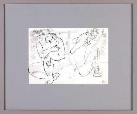 Соостер Юло Ильмар Йоханнесович. Две сидящие фигуры